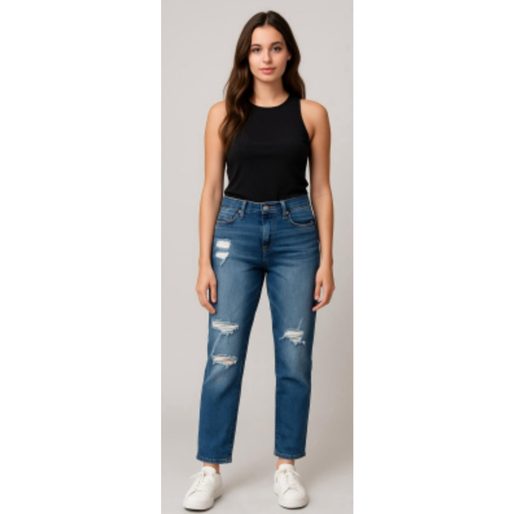 Loft Jeans with Fray styled bottoms - Picture 2 of 7